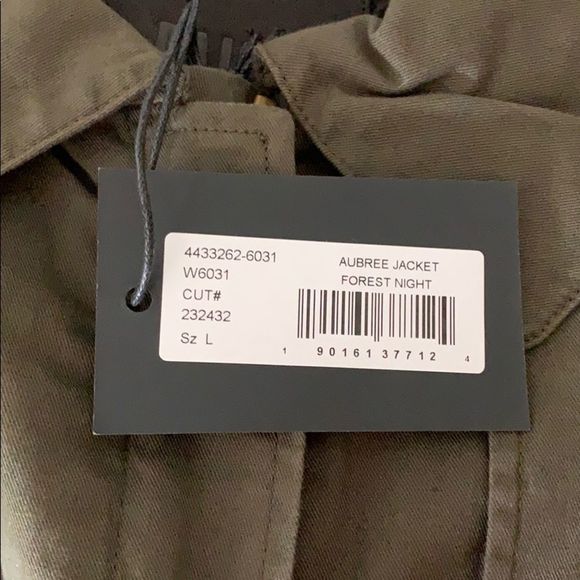 PAIGE Aubree Cropped ZIP-Front Green Jacket L NWT - Picture 7 of 11